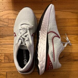 Nike React Infinity Run Flyknit 3 Shoes Men's sz 15 Grey Athletic Sneakers